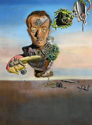 **Portrait de Paul Eluard** by Salvador Dali