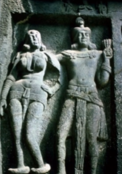 <p>What does this couple from the Chaitya Hall symbolically represent?</p>