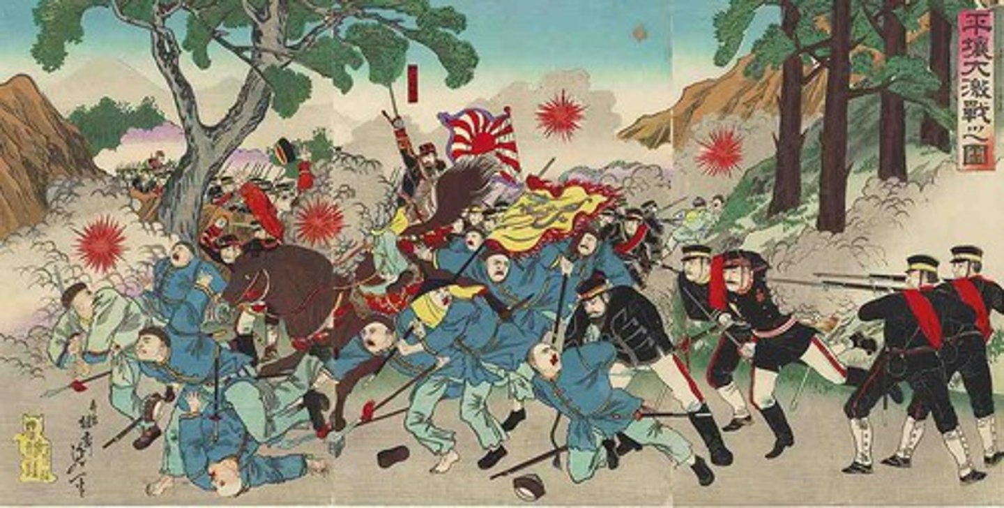 <p>Treaty that concluded the Opium War. It awarded Britain a large indemnity from the Qing Empire, denied the Qing government tariff control over some of its own borders, opened additional ports of residence to Britons, and ceded Hong Kong to Britain.</p>