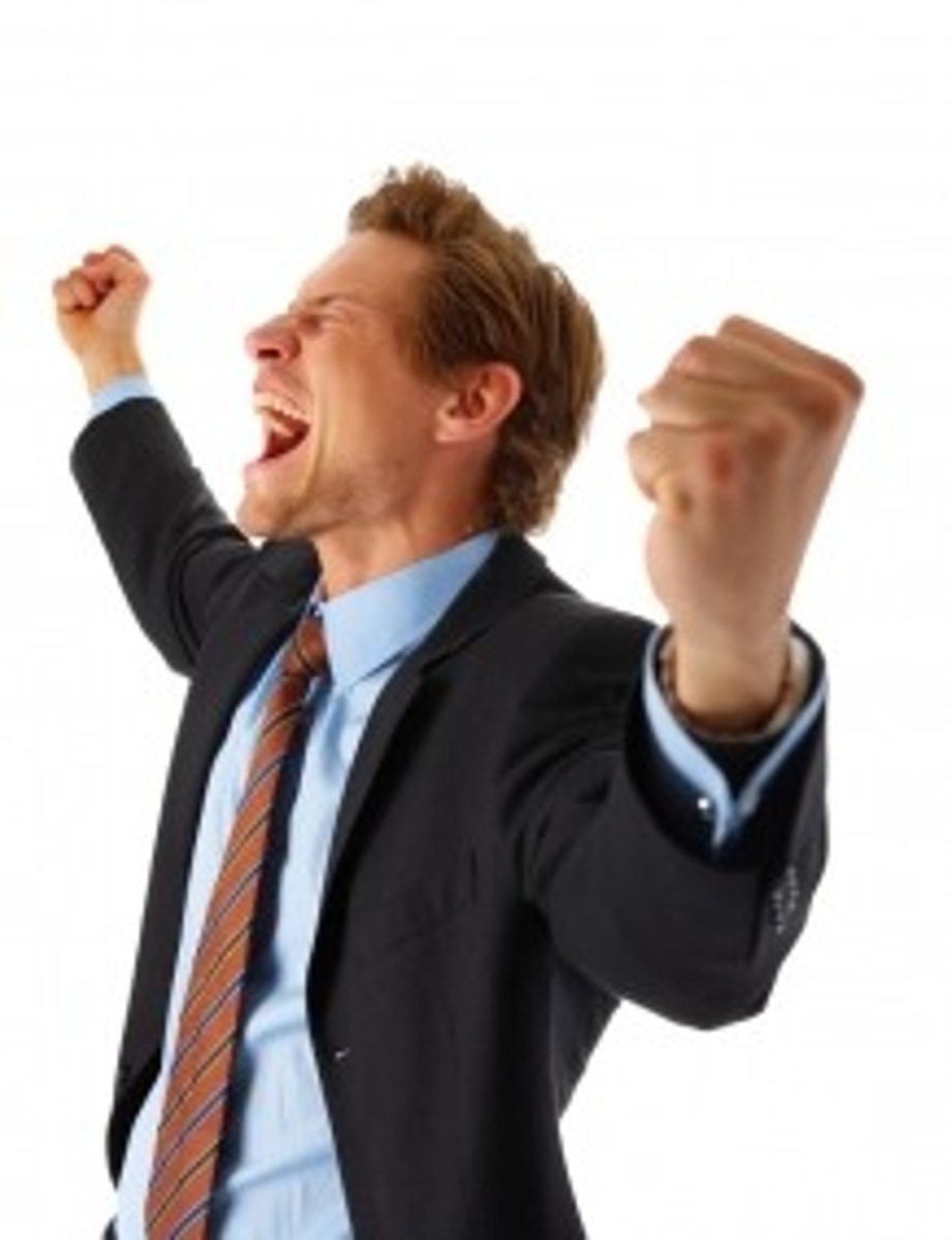 <p>(verb) to rejoice greatly</p><p>synonyms: revel, glory</p><p>antonyms: mope, sulk, regret, rue, lament</p>