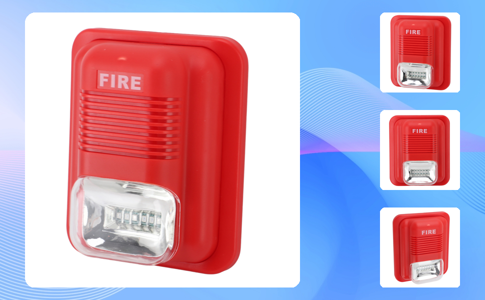 <p>Fire alarm system components such as bells,  horns, speakers, lights or text displays that provide audible, tactile or visible out puts  or any combination.</p>