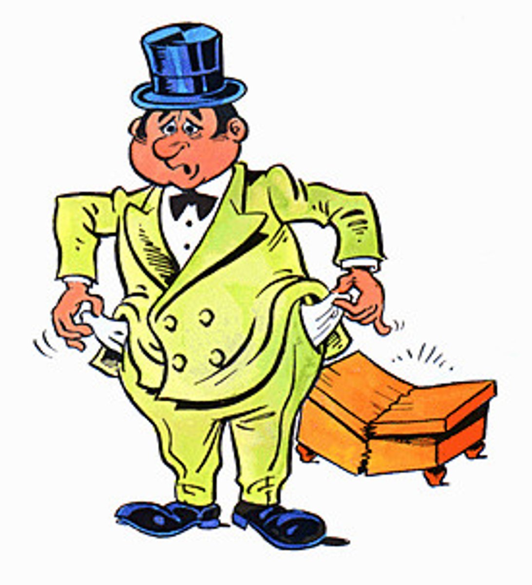 <p>unable to pay debts</p>