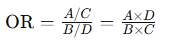 <ul><li><p>The ratio of odds of an event in the exposed group to the odds in the non-exposed group.</p></li><li><p>In a case control type of design we can’t estimate the prevalence or incidence, so the OR is then used</p></li><li><p>This is for rare diseases</p><ul><li><p>The most common use of case control is for rare diseases</p></li></ul></li><li><p><strong>Formula: </strong>odds(disease/exposed)/odds(disease/not exposed)/P(of the event occuring)/P(of the event not occuring)</p></li><li><p><strong>Interpretation: </strong>The odds of disease for someone that is exposed are 1.71 times the odds of someone that is not exposed or for someone that is exposed the odds of disease increase by 71%</p><ul><li><p>OR &gt; 1: Greater odds in exposed group</p></li><li><p>OR &lt; 1: Lower odds in exposed group</p></li><li><p>OR = 1: No association</p></li></ul></li><li><p>OR eph vs gzw = 2.3 dus OR gzw vs eph = 1/2,3 </p></li></ul><p></p><p></p>
