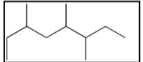 <p>The correct IUPAC name for the following molecule is:</p><p>A) 6-ethyl-3,4,-dimethylheptane</p><p>B) 2-ethyl-4,5-dimethylheptane</p><p>C) 3,4,6-trimethyloctane</p><p>D) 3,5,6-trimethyloctane</p><p>E) none of these</p>
