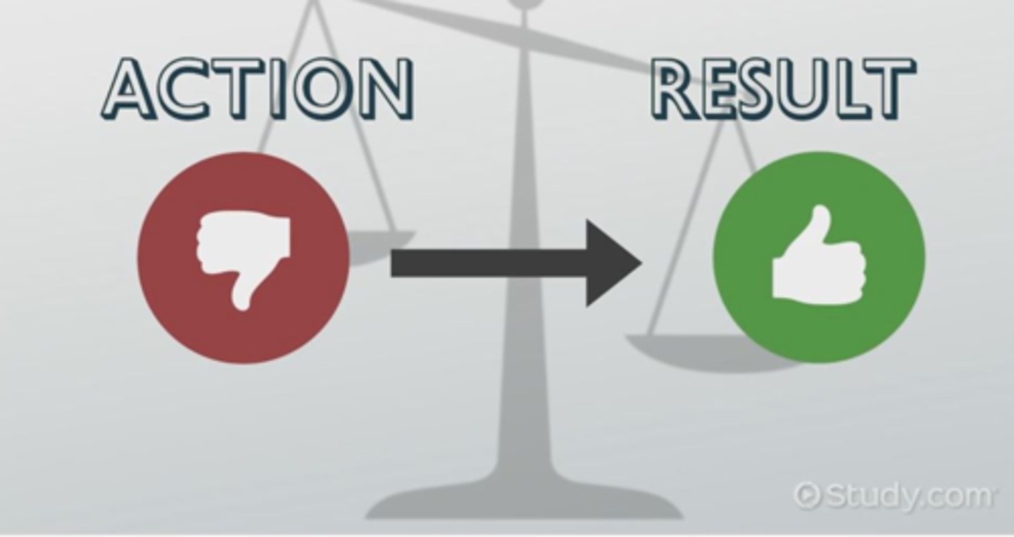 <p>A type of ethical theory that judges the morality of an action based on its outcome.</p>