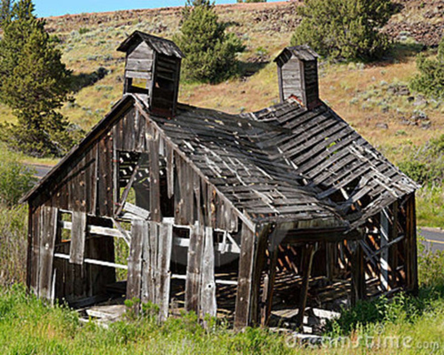 <p>(adj.) old and feeble; worn-out, ruined</p><p>Synonyms: infirm, broken-down, rickety, dilapidated</p><p>Antonyms: vigorous, robust, sturdy</p>