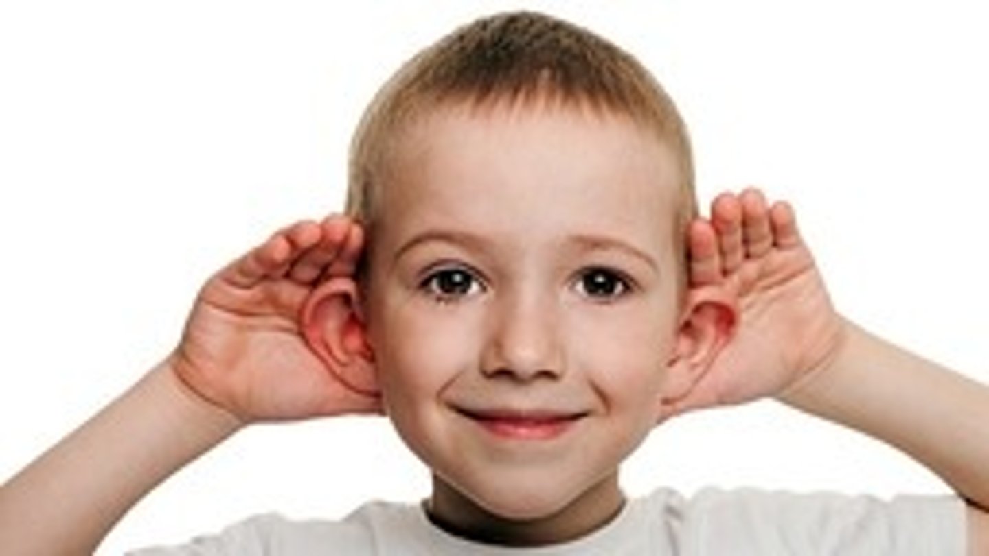 <p>to hear</p>