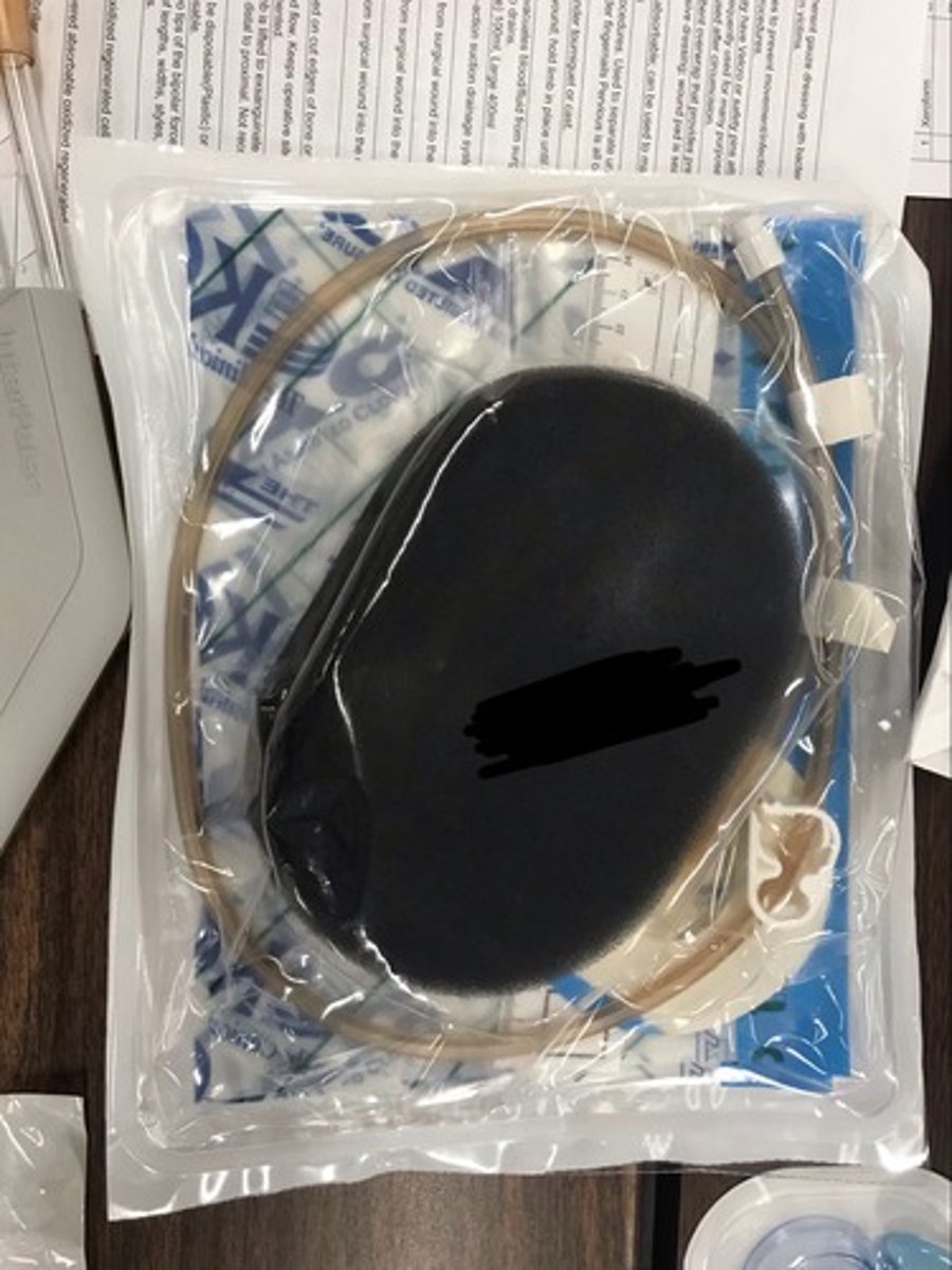 <p>Cut to fit the shape of the wound</p>