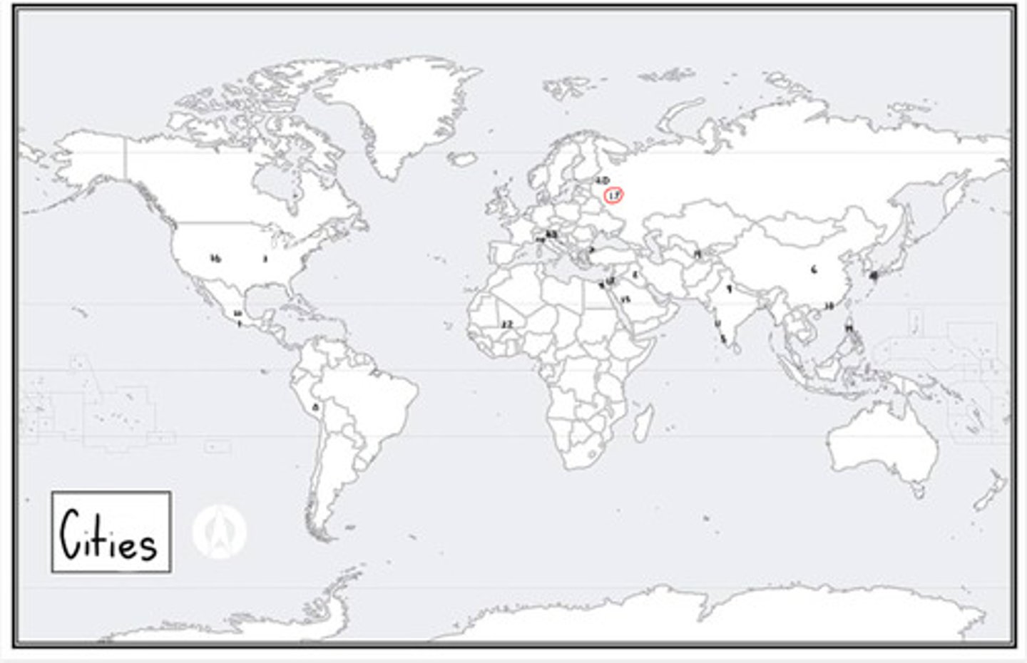 <p>What is #17? (cities)</p>