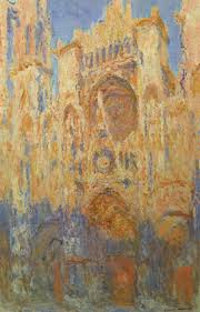 <p>la cathédrale de rouen monet</p>