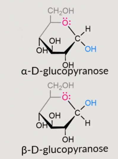 <p>a on the bottom for alpha and b on the bottom for beta </p>