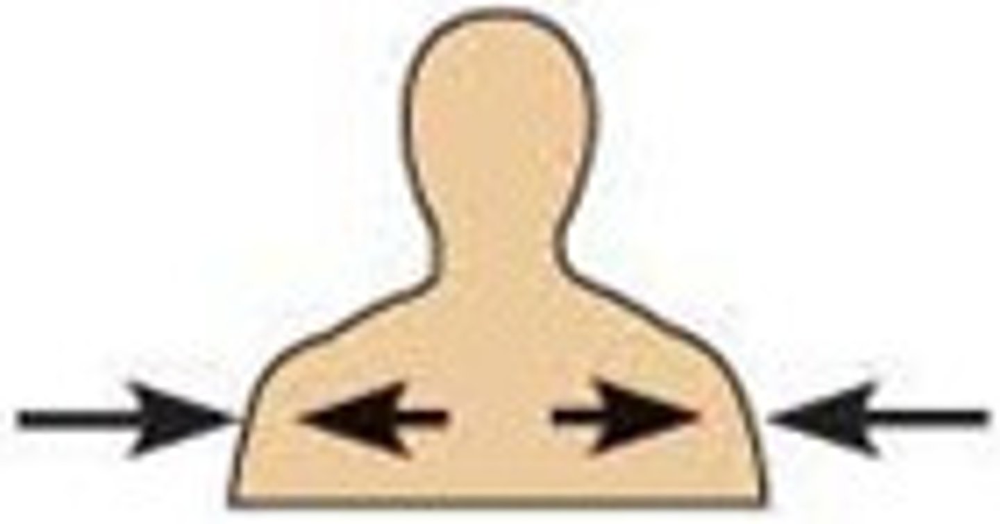 <p>Toward or at the body surface</p>