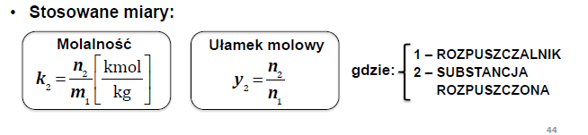 <p>• Faza stała rozpuszcza się w cieczy w sposób ograniczony, tworząc roztwór rozcieńczony.</p><p>• Rozpuszczalność zależy od temperatury przy danym ciśnieniu.</p><p>• Maksymalna ilość substancji stałej jaka może się rozpuścić w cieczy, tworząc jednofazowy roztwór ciekły, określana jest mianem rozpuszczalności.</p>