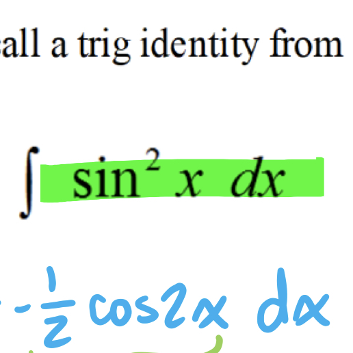 <p><span style="color: rgb(0, 0, 0)">∫sin²x dx </span></p>