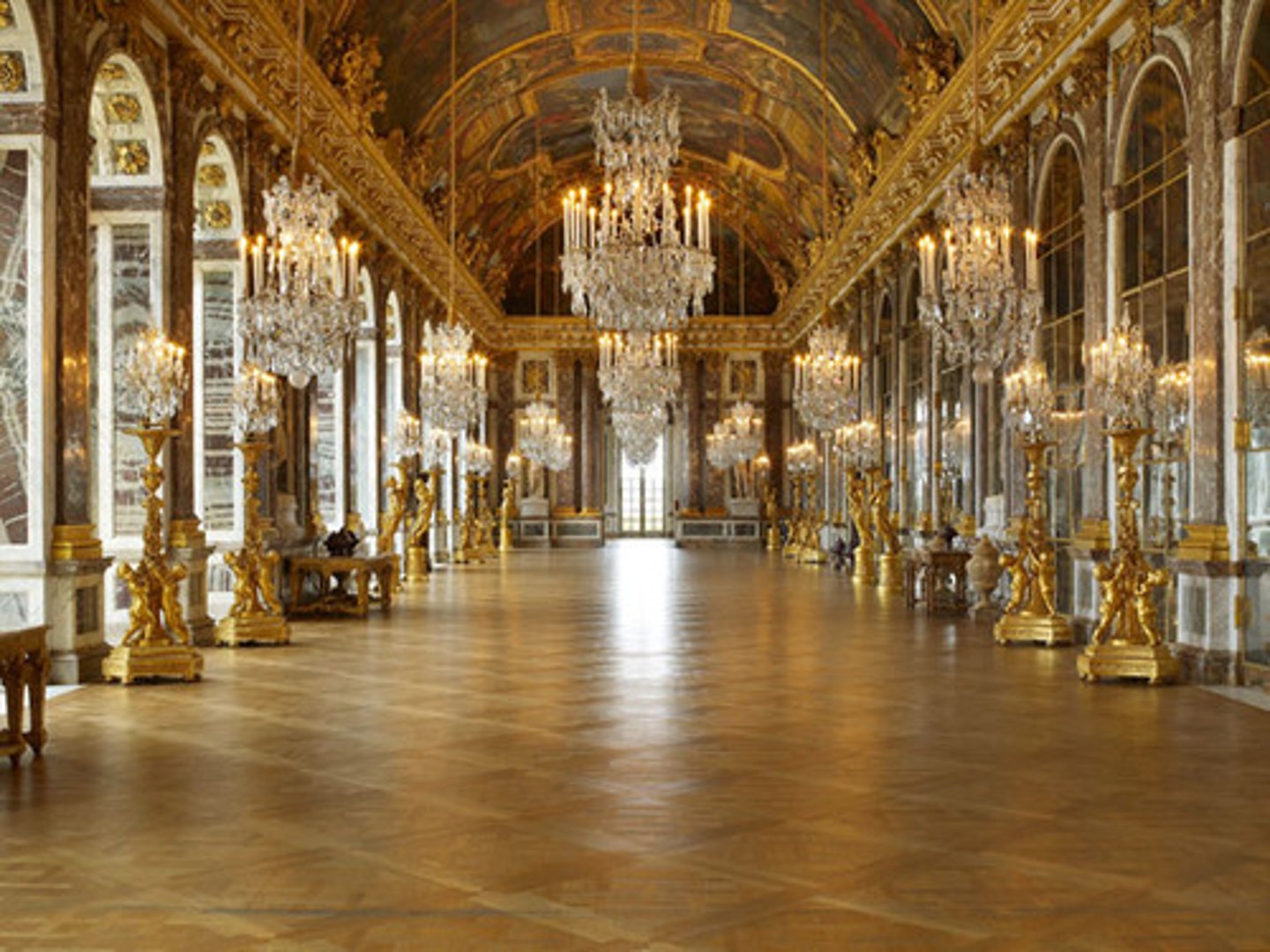 <p>Lavish palace constructed by Louis XIV to reflect his power and might, but also as a way to control and limit the power of Nobles by requiring their attendance there where he could keep a watchful eye on them.</p>