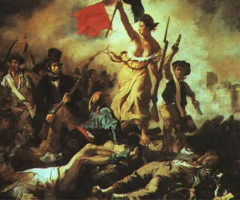 <p>Romantic symbol of revolution; allegorical liberty. </p>