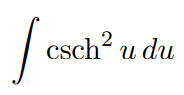 <p>Find the integral.</p>