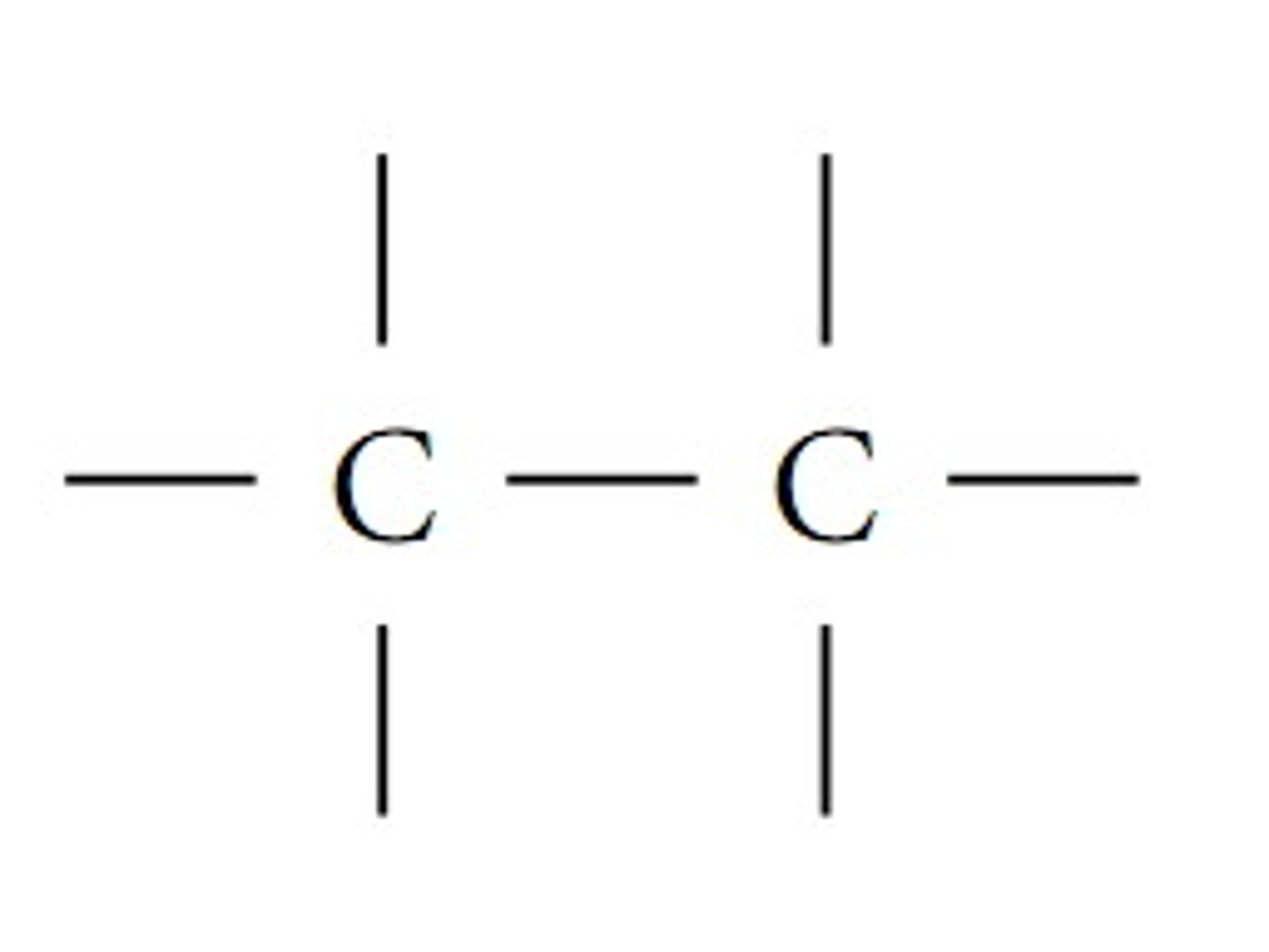 <p>sp3 hybridization, tetrahedral, bond angle ~ 109.5</p>
