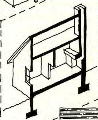 <p>Orthographic drawing of a building, object, or site as if cut through and exposed at one specific plane</p>