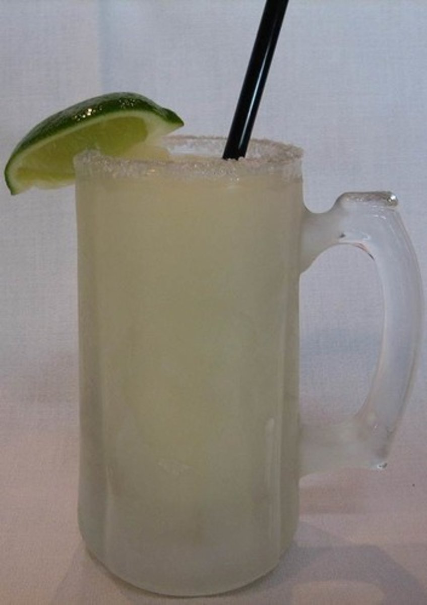 <p>Original House Margarita</p><p>- Pueblo Viejo Blanco 104 tequila</p><p>- Jules Perchard triple sec</p><p>- Fresh lemon and lime juices</p><p>Garnish: Lime wedge, kosher salt rim</p><p>Flavor profile: Light and refreshing</p><p>Selling description: Our traditional margarita offered frozen or on the rocks.</p><p>Served frozen or on the rocks.</p><p>Regular or grande size available.</p>