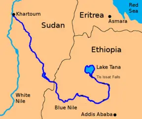 <p>What is the Blue Nile River?</p>