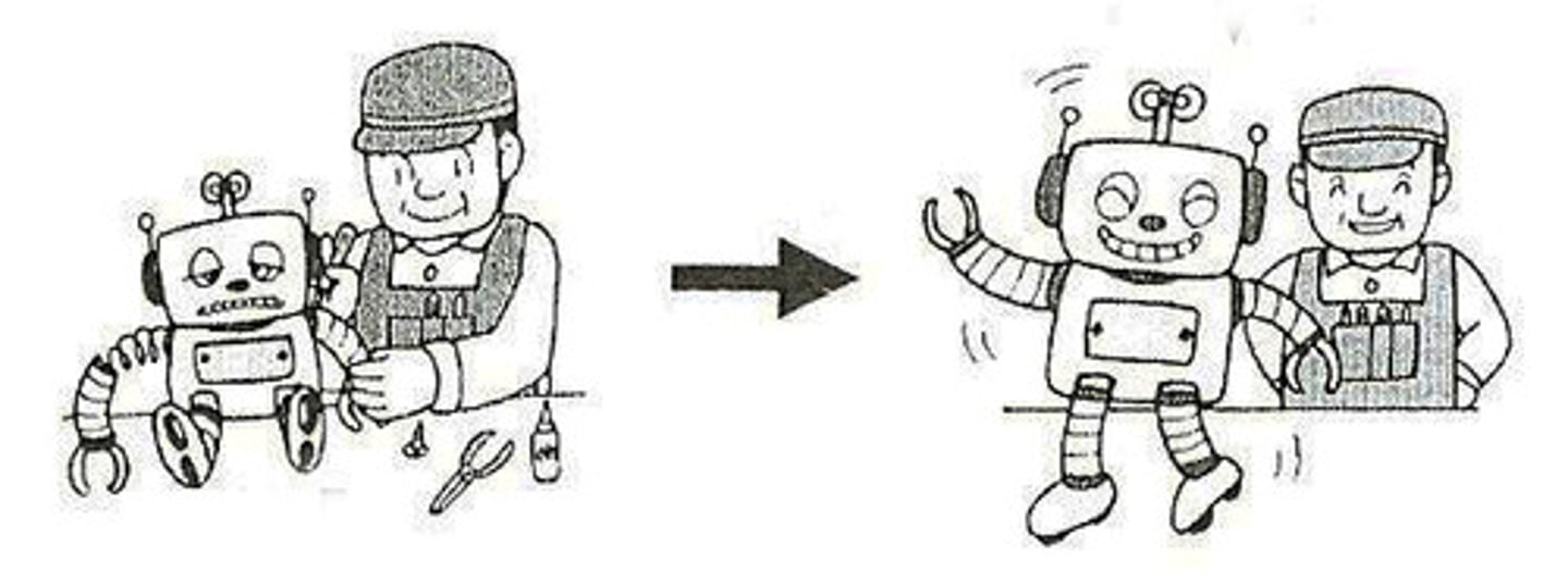 <p>なおる</p><p>được sửa, được chữa</p><p>こわれたパソコンが直った。</p><p>Cái máy tính hỏng đã được sửa lại.</p>