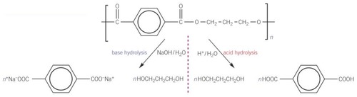alkali hydrolysis forms a carboxylate ion salt