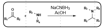 <p>Used for reductive amination </p>