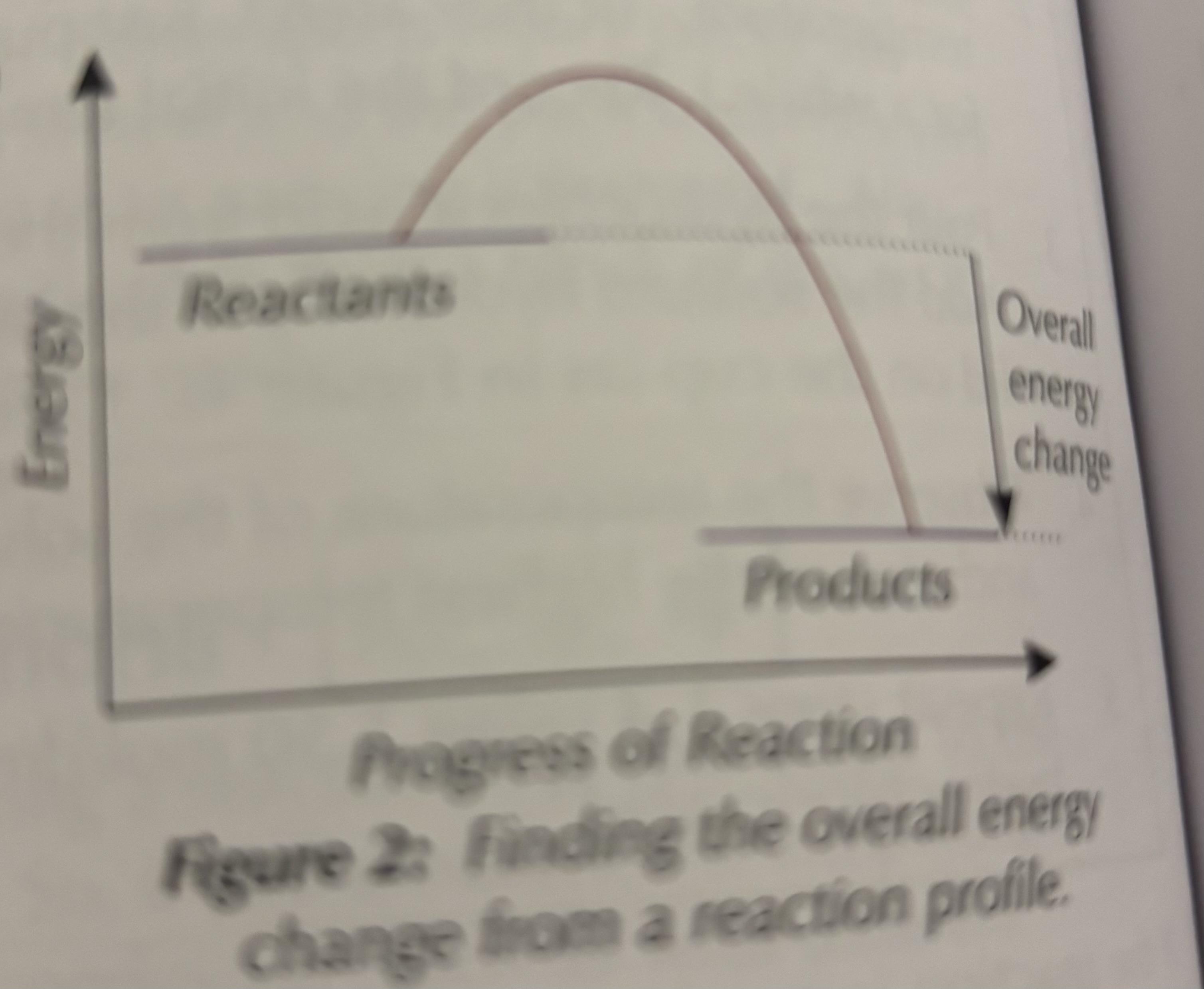 <p>The difference in energy between reactants and products.</p>