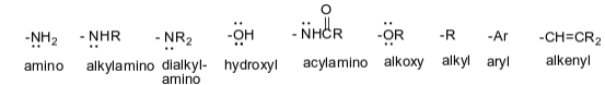 <p>all groups that can act as lone pair donors, including alkyl groups are ___ directors</p>