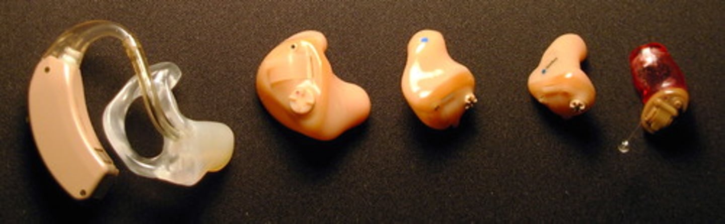 <p>to hear</p>