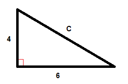 <p>A triangle with one 90° angle</p>