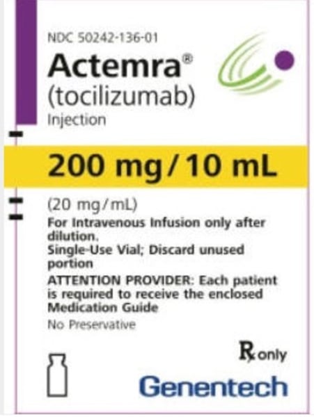 <p>Actemra® (Tocilizumab)</p>