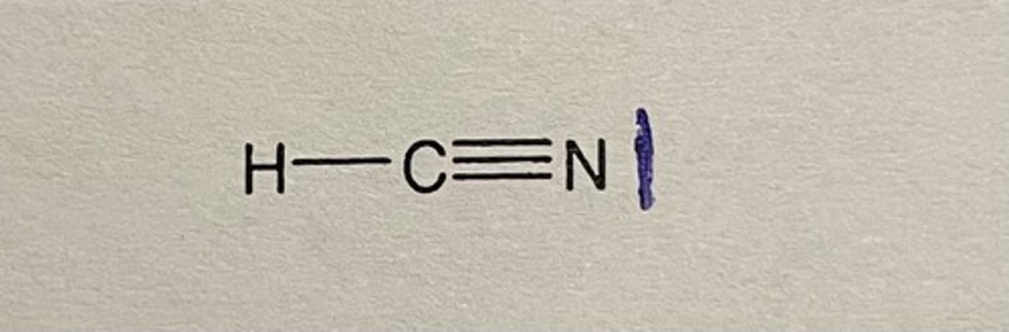 <p>Cyanwasserstoff (HCN)</p>