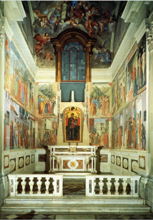<p>The Brancacci Chapel (1424-1427 AD)</p>