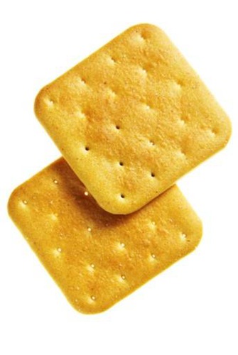 Your spit has enzymes that break down carbohydrates, and even some fats