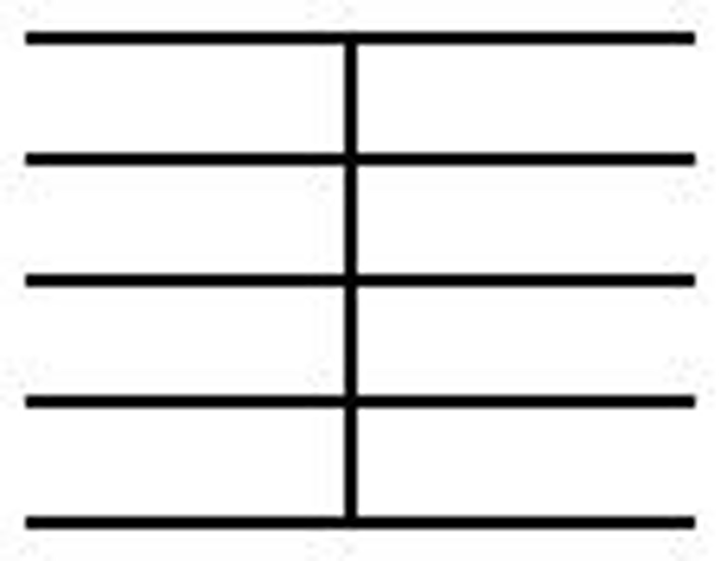 <p>divides the staff into measures</p>
