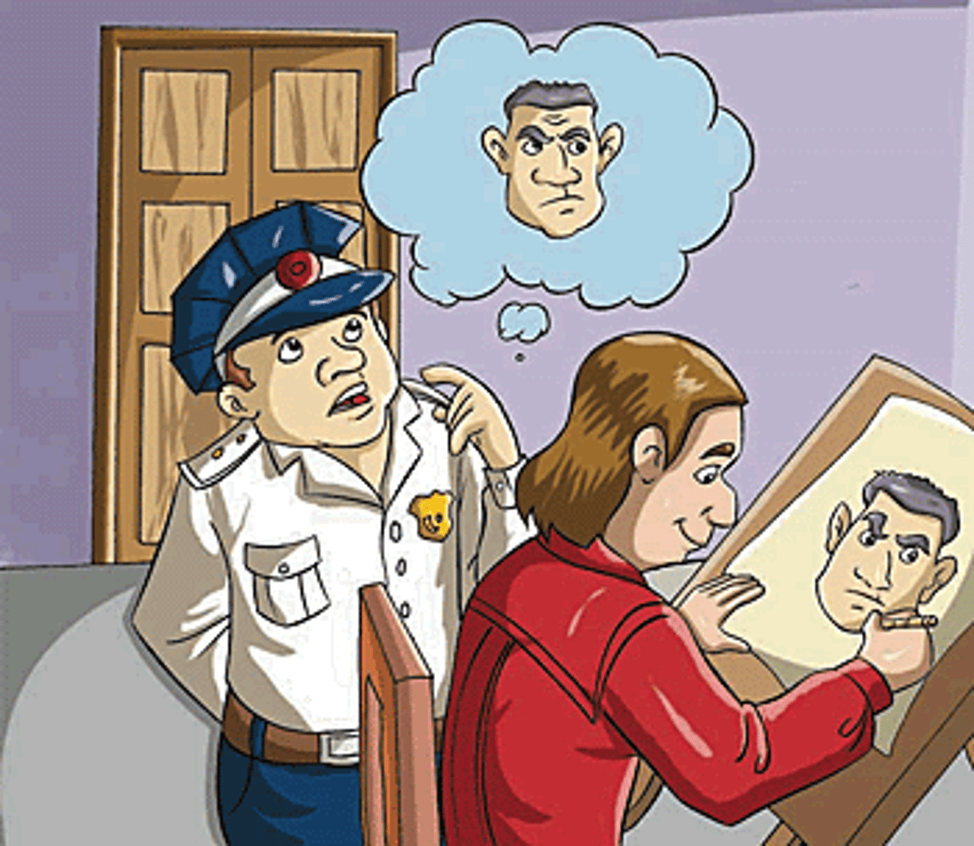 <p>say how something looks like:</p>