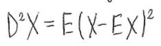 <p>w plikach wykładowych nie ma innego wzoru na wariancję więc mam nadzieję że ten wystarczy</p>