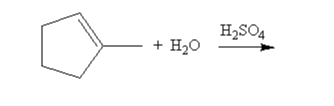 <p>Predict the product of the following reaction:<br><br></p>