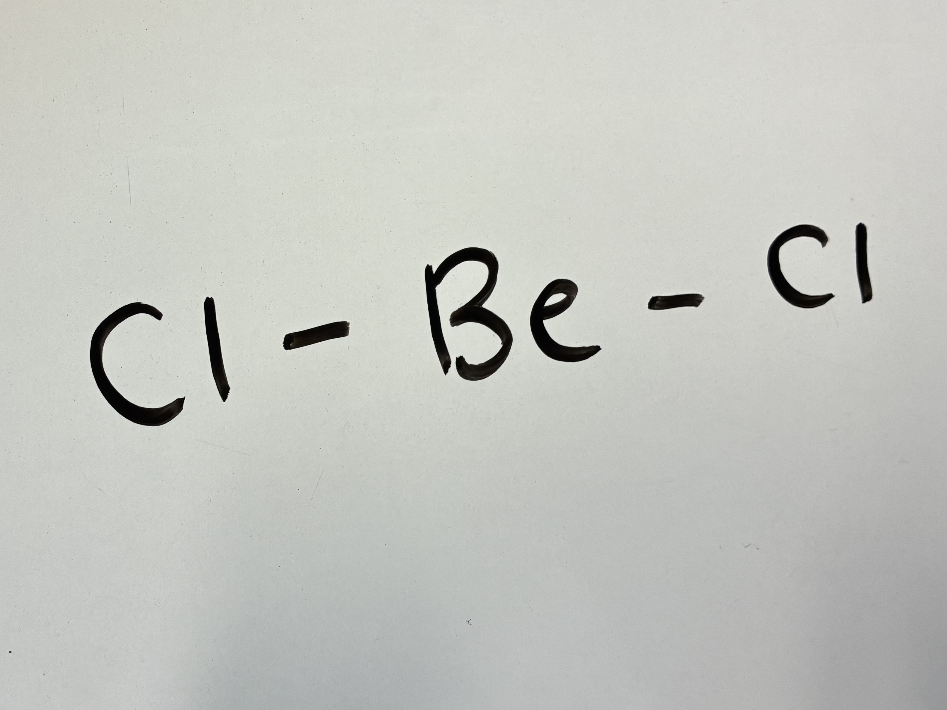<p>Linear shape</p><p>180 degrees</p><p></p>