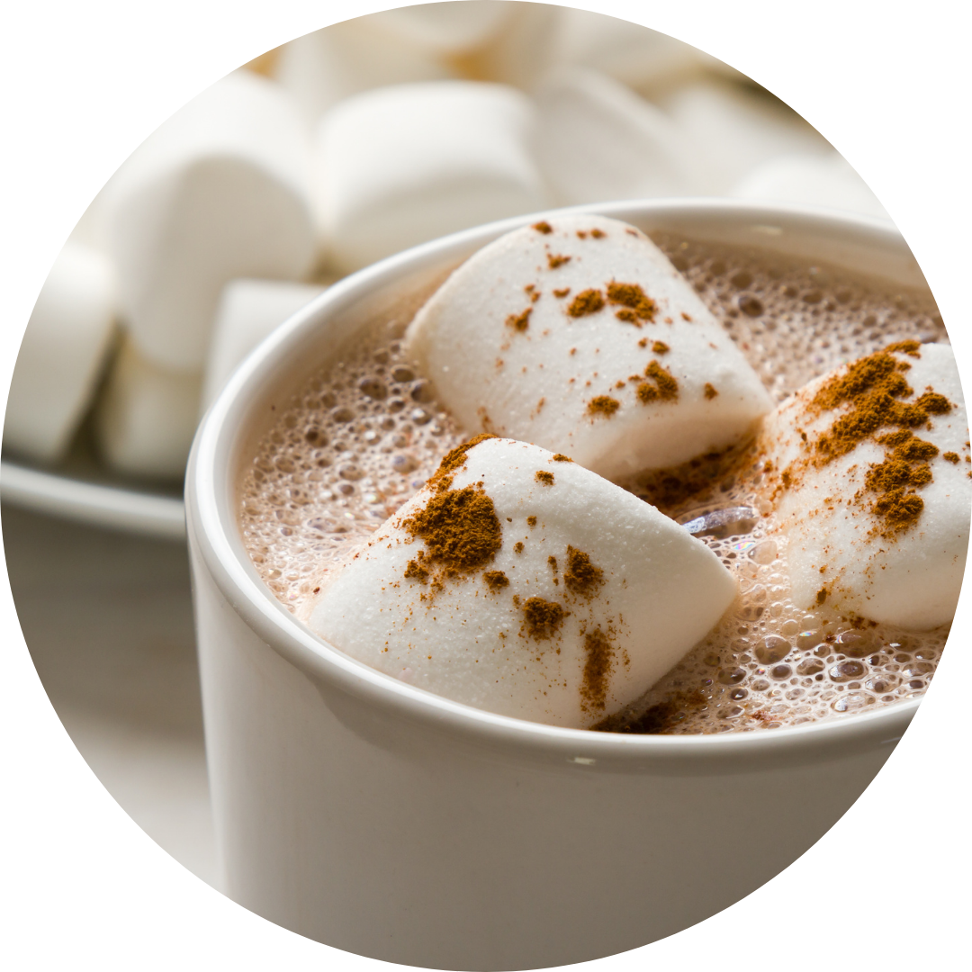 <p></p><p><span><strong>to sip a warm drink made from chocolate and milk</strong></span></p><p><span>On cold nights, we sit by the fire and drink hot cocoa together.</span></p><p><span>Nothing warms me up better on a cold day than to drink hot cocoa topped with whipped cream.</span></p>