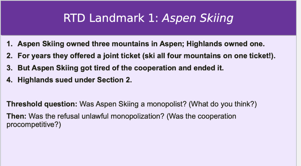 <p>Aspen Skiing v Aspen Highlands</p>