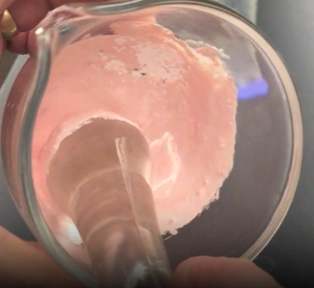 <p>In Suspension 1, after triturating with the glycerin, what should the product look like?</p>