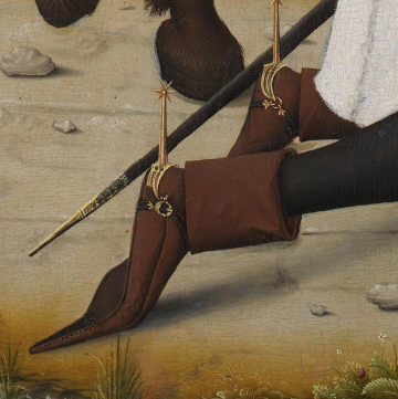 <p>long-toed pointy shoes</p>