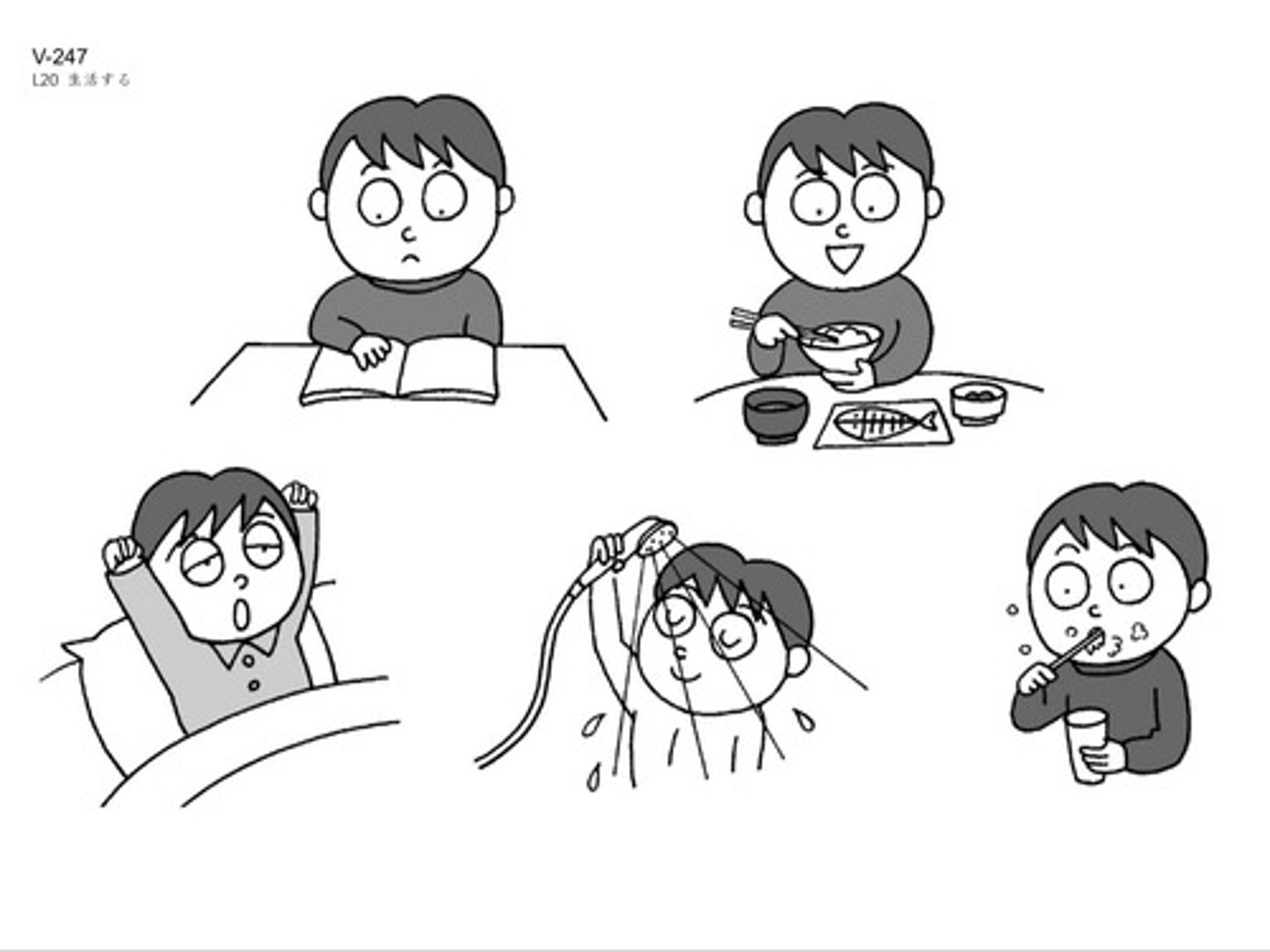 <p>生活</p><p>life, living, daily life</p>