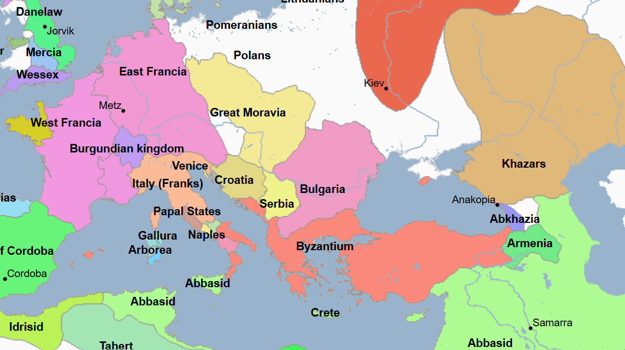 <ul><li><p>Bulgar Khan / Czar</p></li><li><p>He was the first Bulgar Khan to convert to Christianity</p><ul><li><p>During his reign, the Bulgars were converted to Christianity </p></li></ul></li><li><p>He reaffirmed his allegiance to Louis the Pious and the Frankish Carolingian Empire</p></li><li><p>Under his reign, the Bulgarian Empire posed a threat to the Byzantine Empire</p><ul><li><p>In 864, he was pressured by Emperor Michael III of the Byzantine Empire who had sent a Byzantine army to the frontiers of his own empire to renounce his alliance with the Franks and be baptized by a Byzantine bishop</p></li></ul></li><li><p>It remained unclear initially whether he was loyal to the Christian authorities of Rome and the Western Church or those in Constantinople and the Eastern Church of the byzantine Empire</p><ul><li><p>Eventually, he came to correspond with the pope and side with the Western Church in Rome, emphasizing his independence from Constantinople and the Eastern Church in the Byzantine Empire</p></li></ul></li><li><p>He brutally suppressed a pagan revolt by the old Bulgar clans and executed its ringleaders</p></li></ul><p></p>