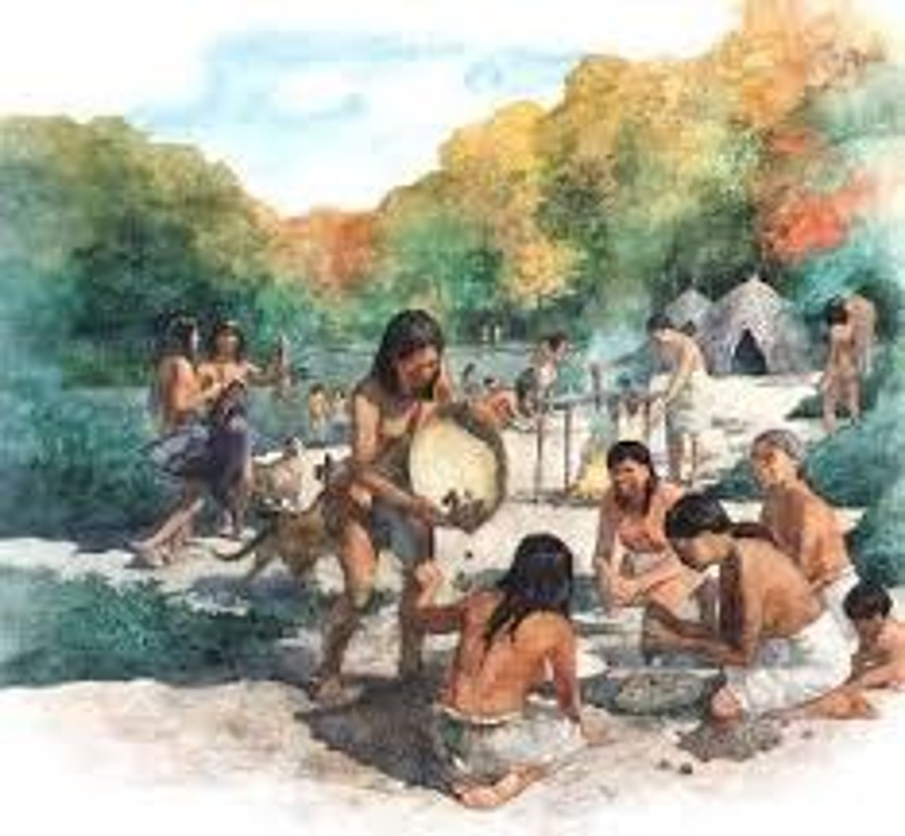 <p>The period roughly 10,000 years ago during which humans first began domesticating crops and animals</p>