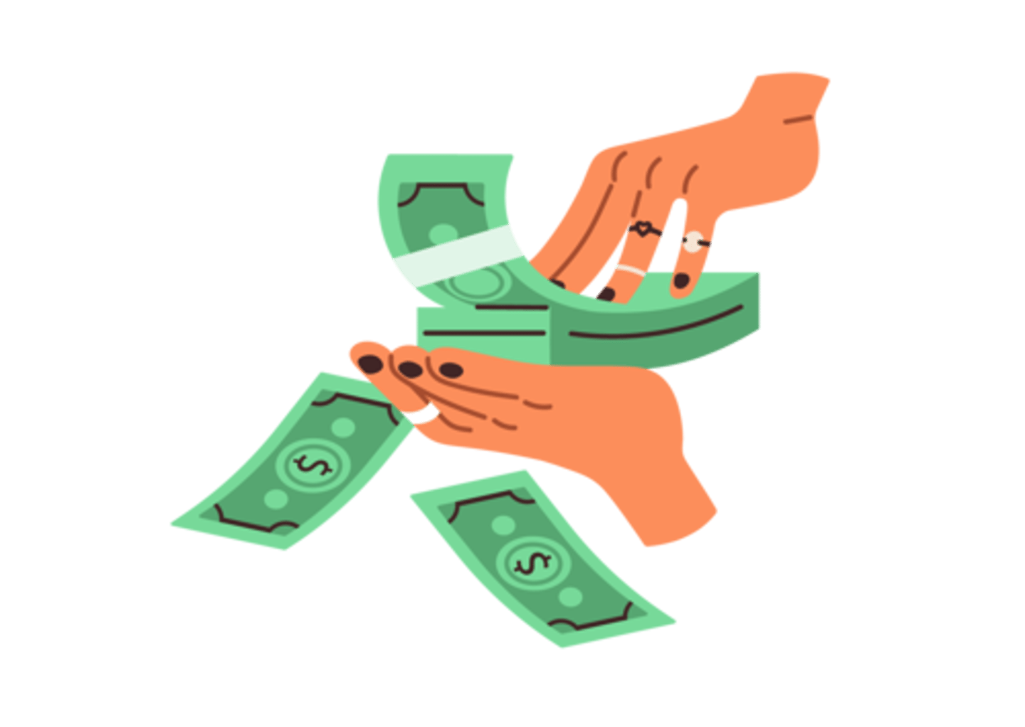 <p>to spend a lot of money on buying goods, especially expensive goods</p>