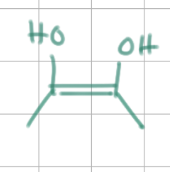 <p>1) open pyranose ring</p><p>2) proton removal → <u>ene-diol formation</u></p><p>3) ring closure</p><p>*image shows ene-diol</p>
